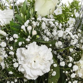 Wonderfully White Hand tied