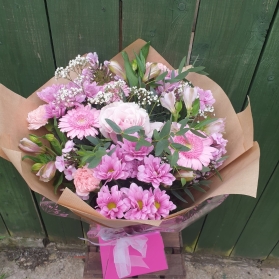 Pretty in Pink Hand Tied