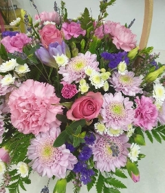 Sorbet Basket Pink and Lilac