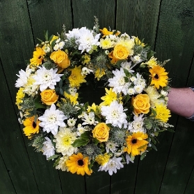 Lemons & white wreath