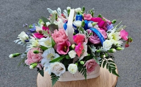 Fresh pinks basket