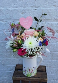 Mother's Day jug arrangement