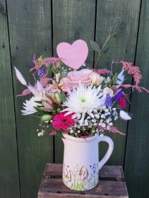 Mother's Day jug arrangement