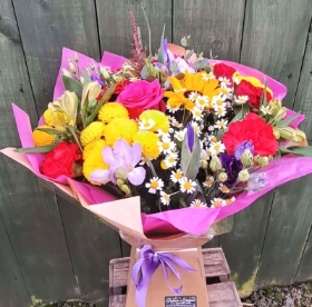 Mothers day Vibrant hand tied