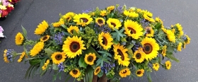 Sunflower double ended spray