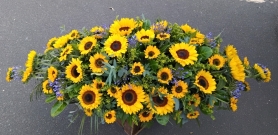 Sunflower double ended spray