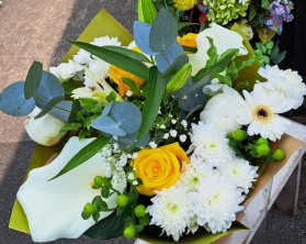 Sympathy hand tied
