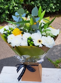 Sympathy hand tied