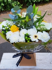 Sympathy hand tied