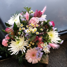 Soft Pastel Vase arrangement
